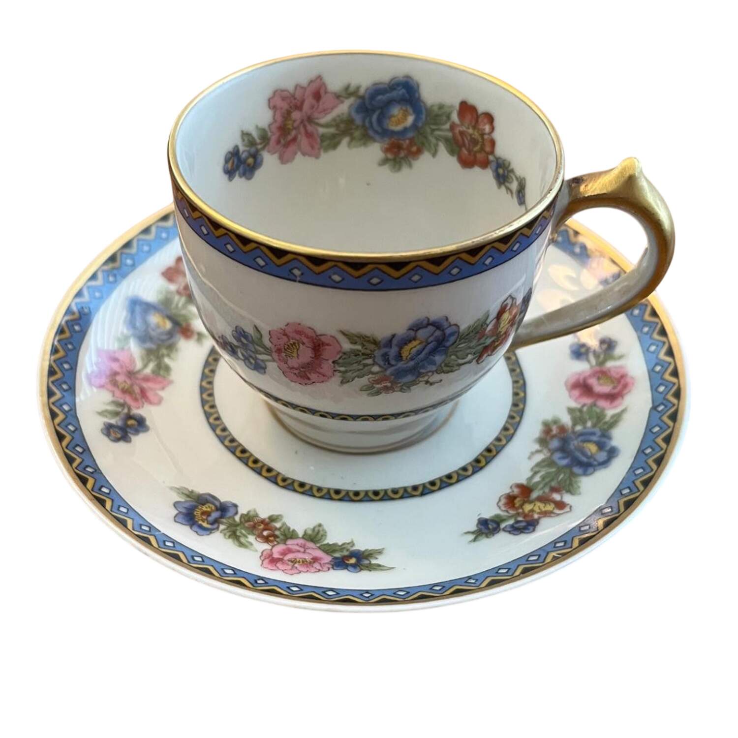CHF5 Demitasse Cup & Saucer Set by Charles Field Haviland-1