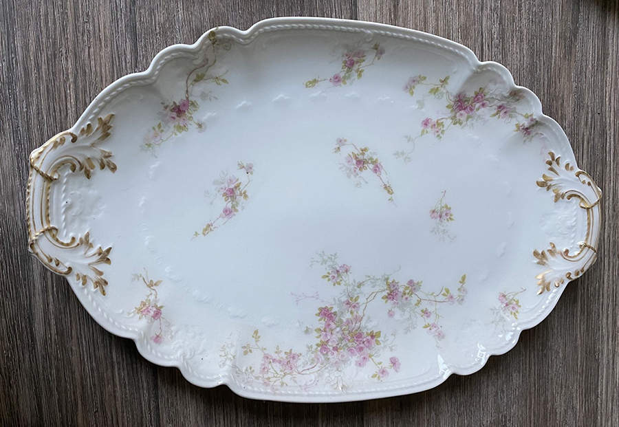 CHF60 16" Oval Serving Platter by Charles Field Haviland-1
