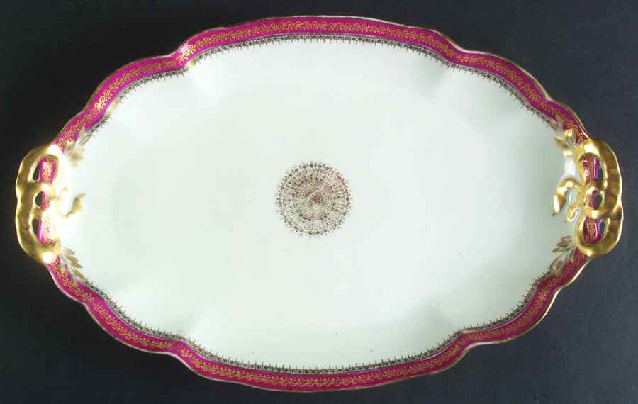 CHF67 14" Oval Serving Platter by Charles Field Haviland-1