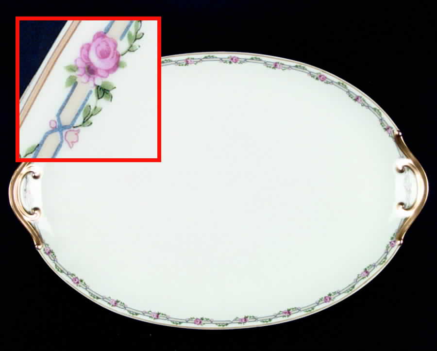 CHF69 12" Oval Serving Platter by Charles Field Haviland-1