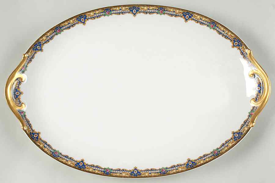 CHF73 17" Oval Serving Platter by Charles Field Haviland-1