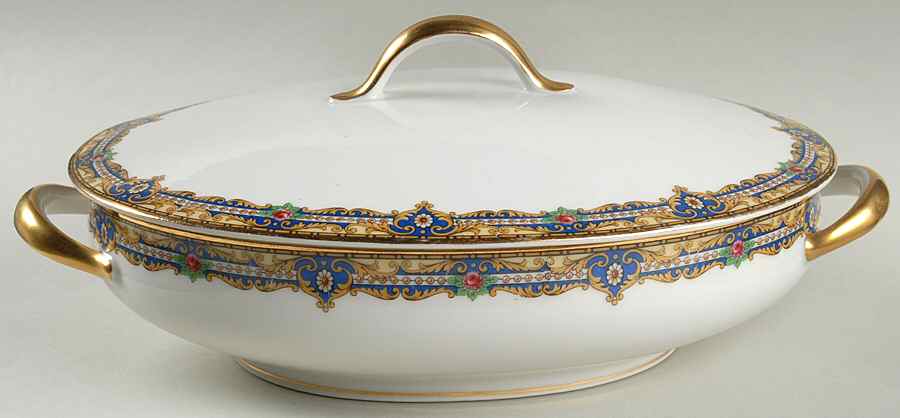 CHF73 Oval Covered Vegetable by Charles Field Haviland-1