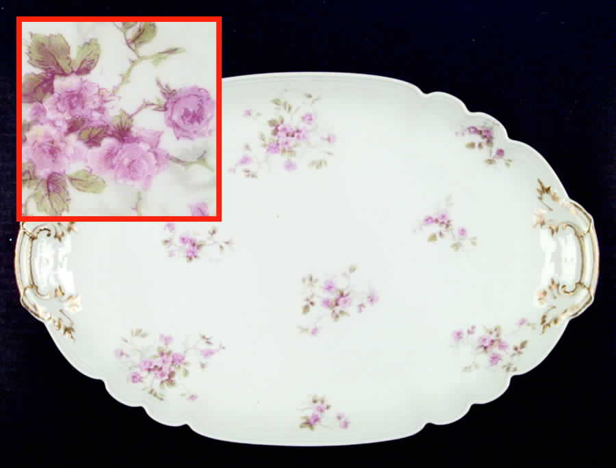 CHF74 14" Oval Serving Platter by Charles Field Haviland-1