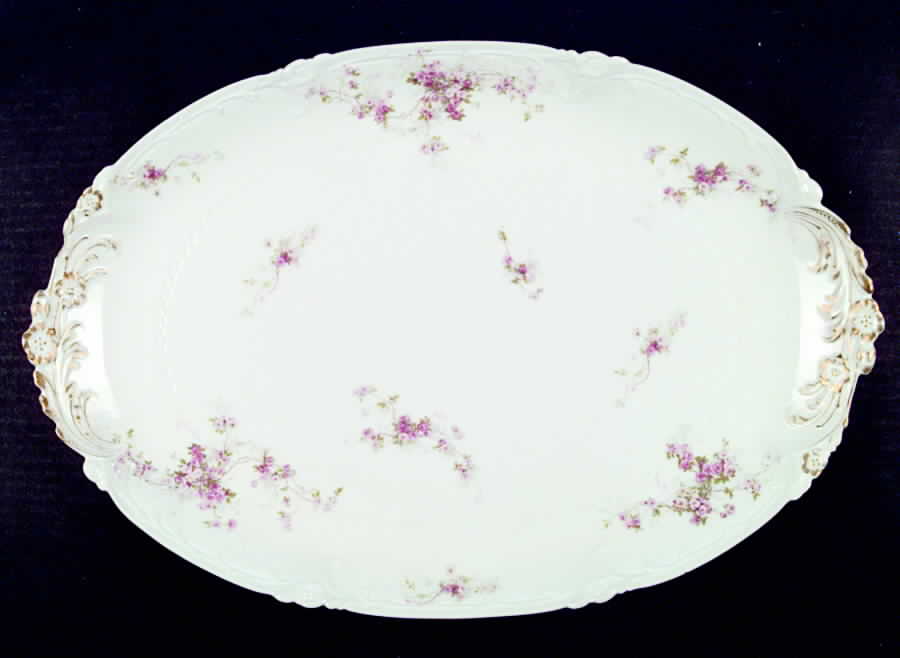 CHF77 14" Oval Serving Platter by Charles Field Haviland-1