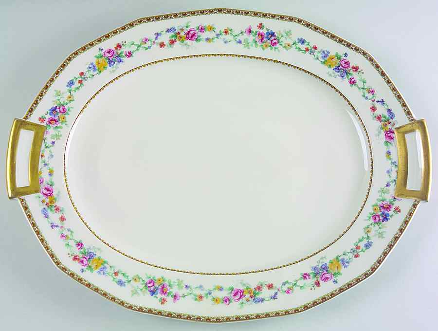 Boulogne 16" Oval Serving Platter by Charles Field Haviland-1