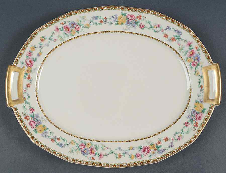 Boulogne 11" Oval Serving Platter by Charles Field Haviland-1
