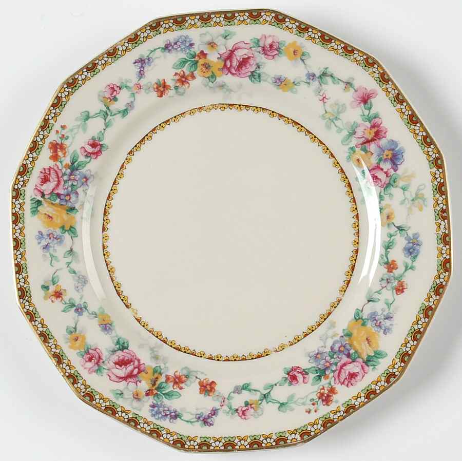 Boulogne Bread & Butter Plate by Charles Field Haviland-1