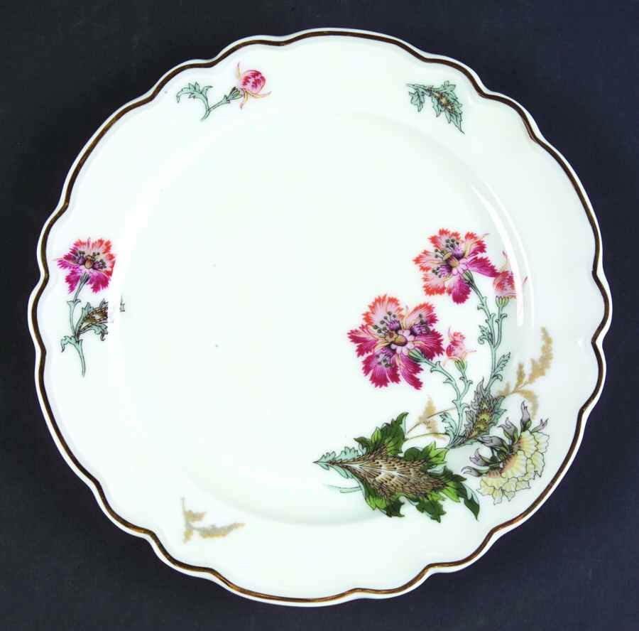 Chinese Thistle Salad Plate by Charles Field Haviland-1