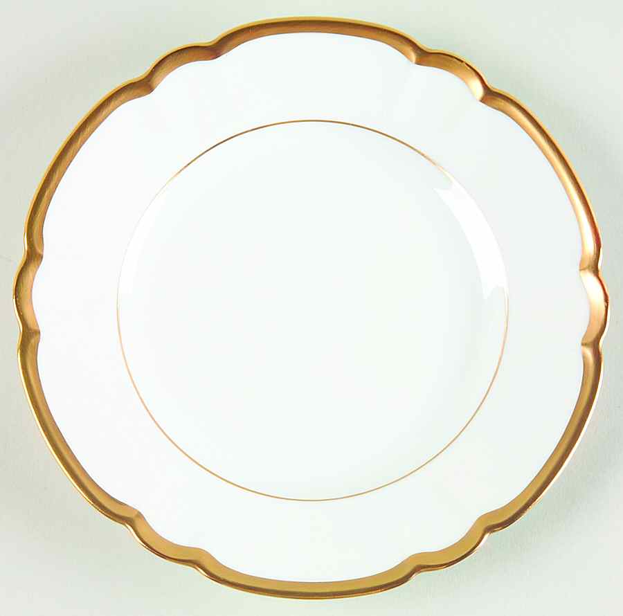 Colette Gold Bread & Butter Plate by Charles Field Haviland-1