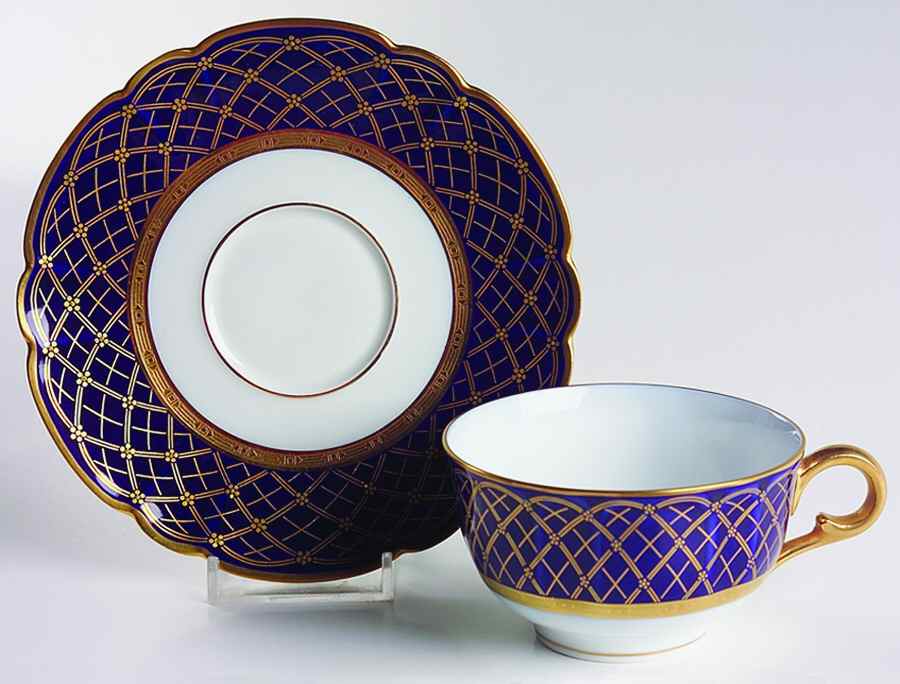 Constellation Flat Cup & Saucer Set by Charles Field Haviland-1