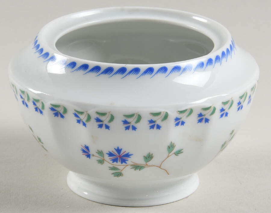 Cornflower (Barbeaux) Sugar Bowl No Lid by Charles Field Haviland-1