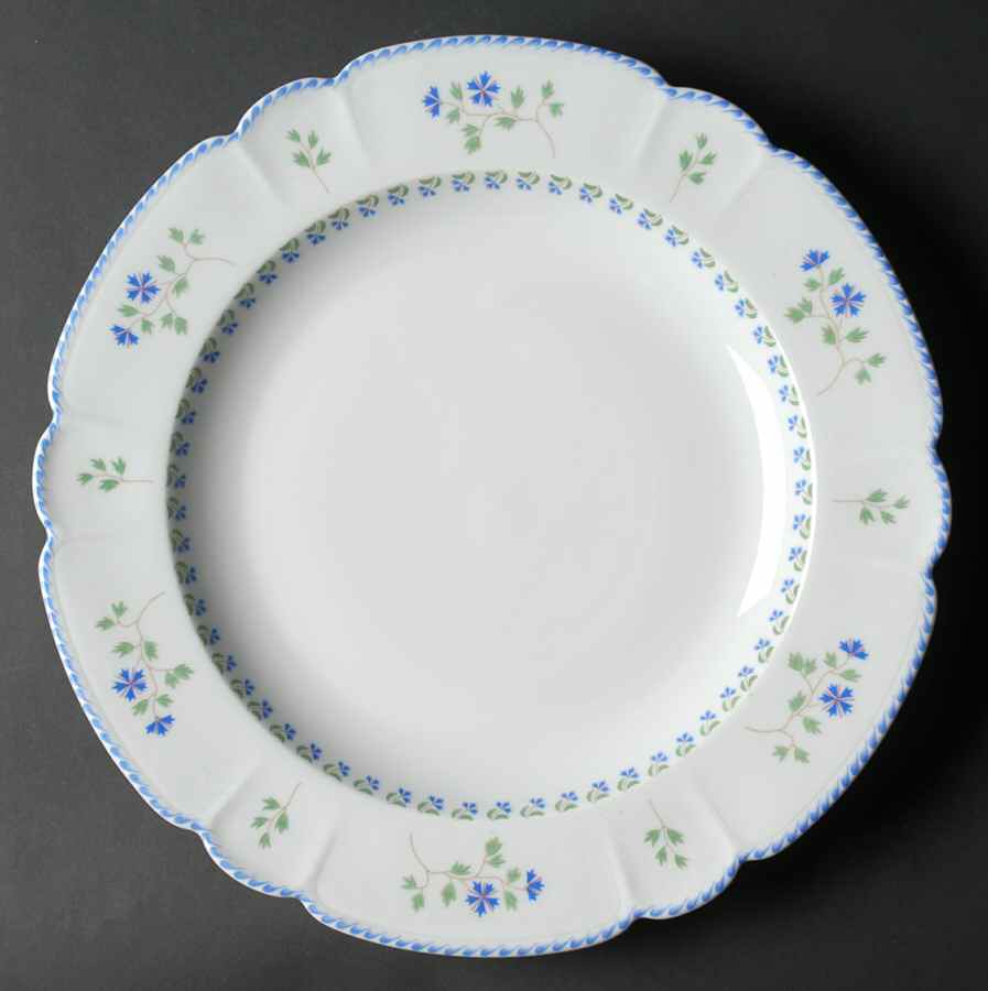 Cornflower (Barbeaux) 12" Chop Plate (Round Platter) by Charles Field Haviland-1