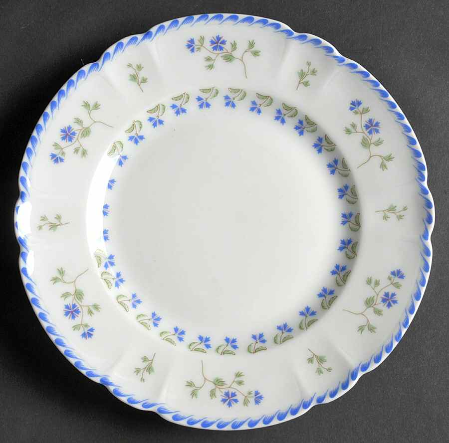 Cornflower (Barbeaux) Bread & Butter Plate by Charles Field Haviland-1