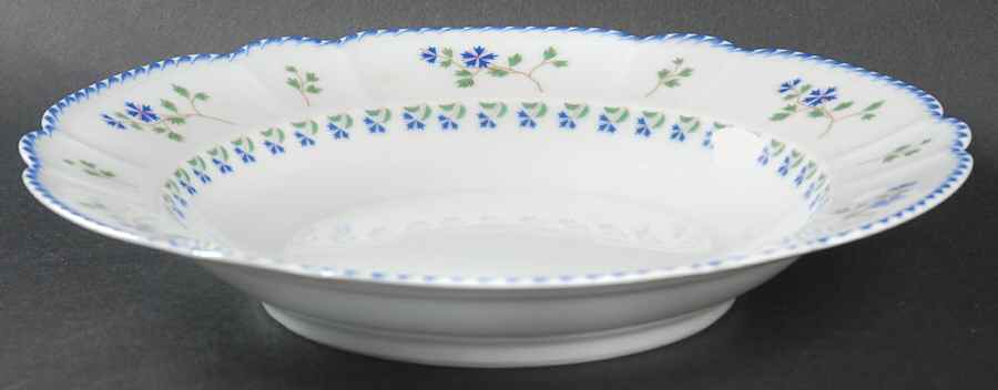 Cornflower (Barbeaux) Rim Soup Bowl by Charles Field Haviland-1