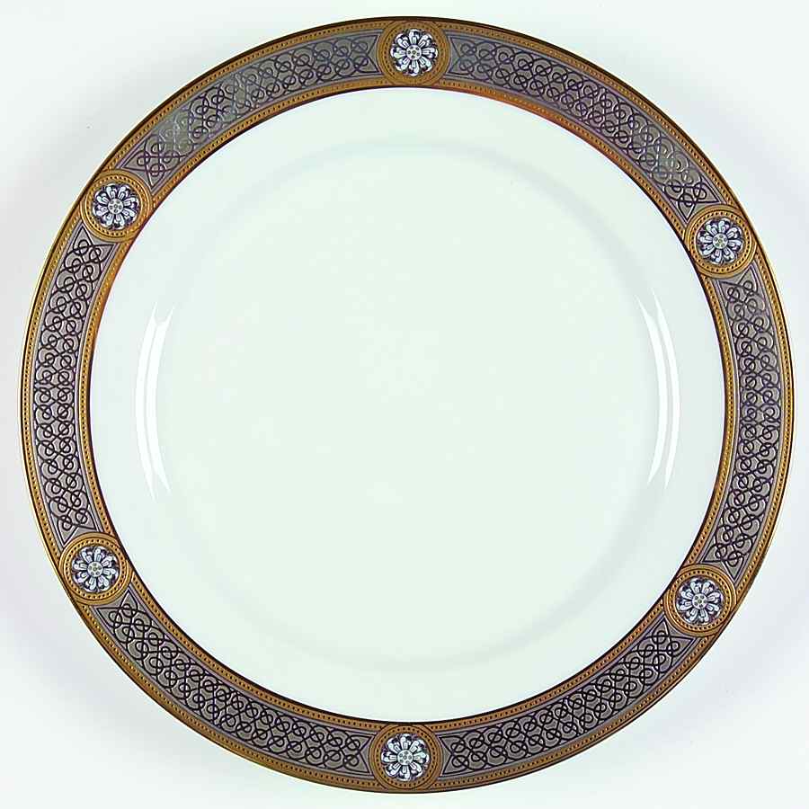 Diamanta Large Dinner Plate by Charles Field Haviland-1