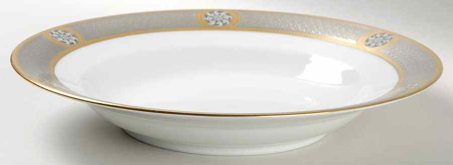 Diamanta Large Rim Soup Bowl by Charles Field Haviland-1