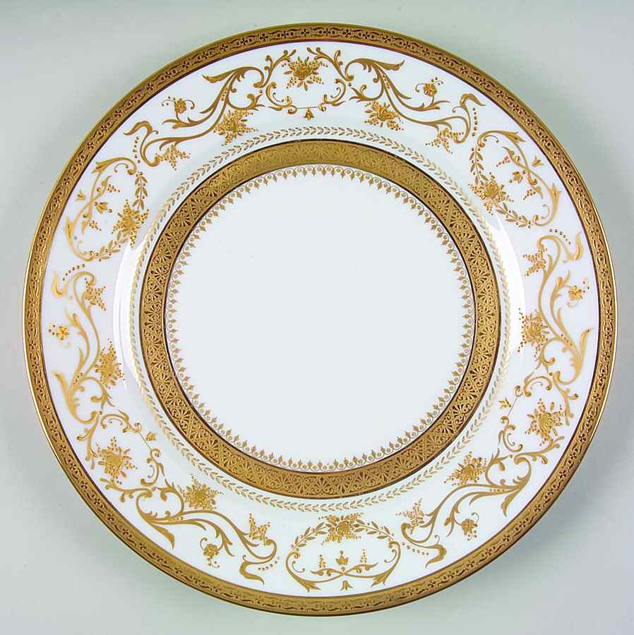 Dynasty Gold Large Dinner Plate by Charles Field Haviland-1