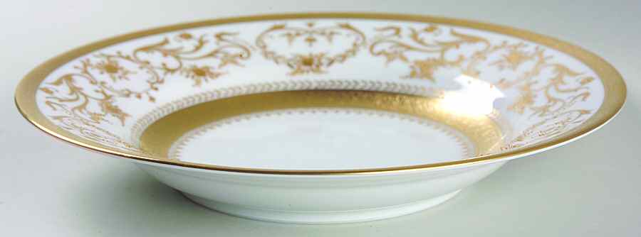 Dynasty Gold Large Rim Soup Bowl by Charles Field Haviland-1