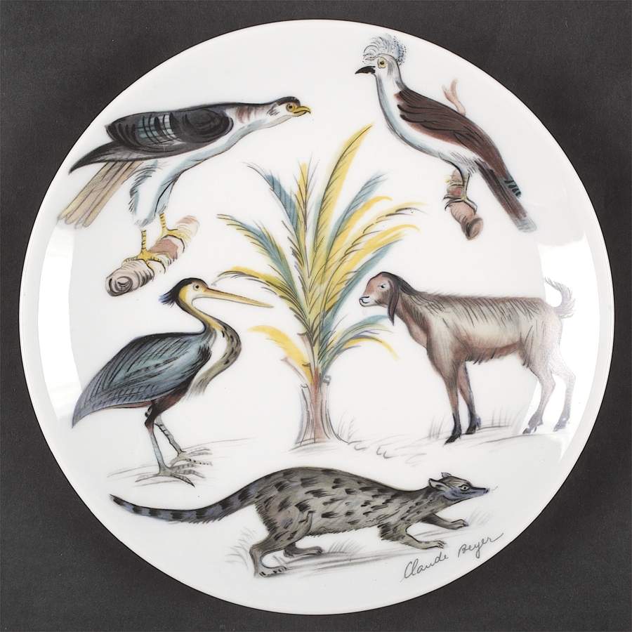 Earthly Paradise Salad Plate by Charles Field Haviland-1