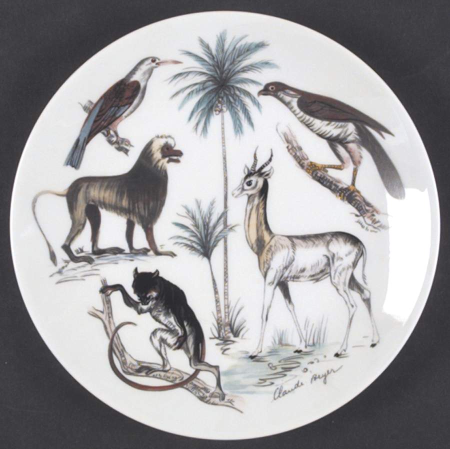 Earthly Paradise Salad Plate by Charles Field Haviland-1