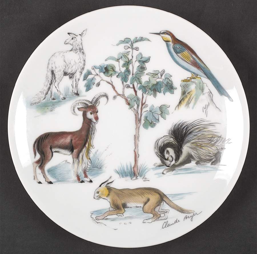 Earthly Paradise Salad Plate by Charles Field Haviland-1