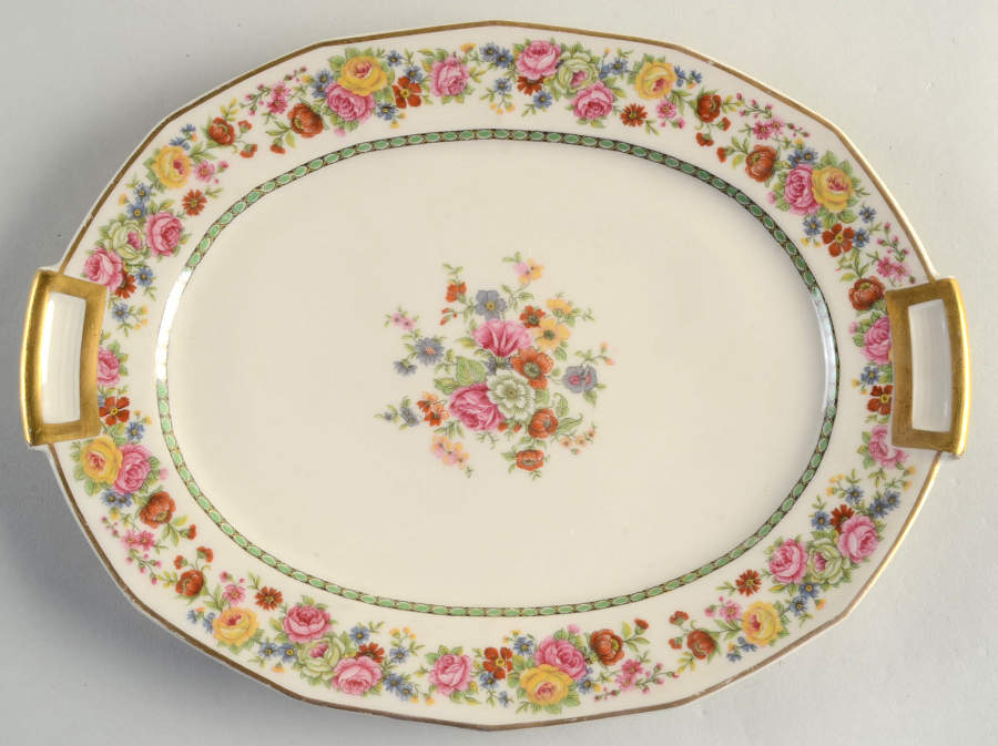 Eileen 11" Oval Serving Platter by Charles Field Haviland-1