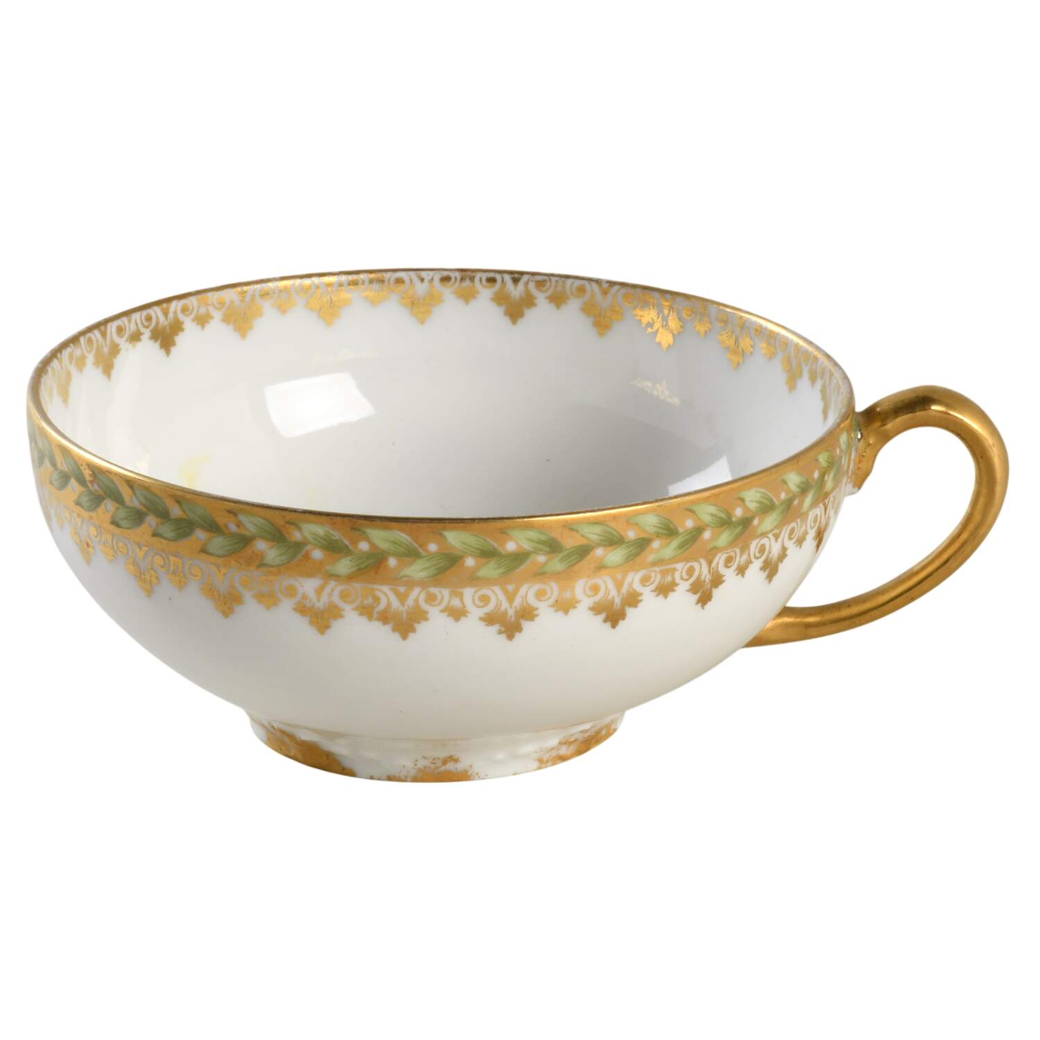 Empire Wreath Flat Cup by Charles Field Haviland-1