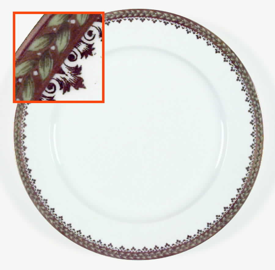 Empire Wreath Dinner Plate by Charles Field Haviland-1