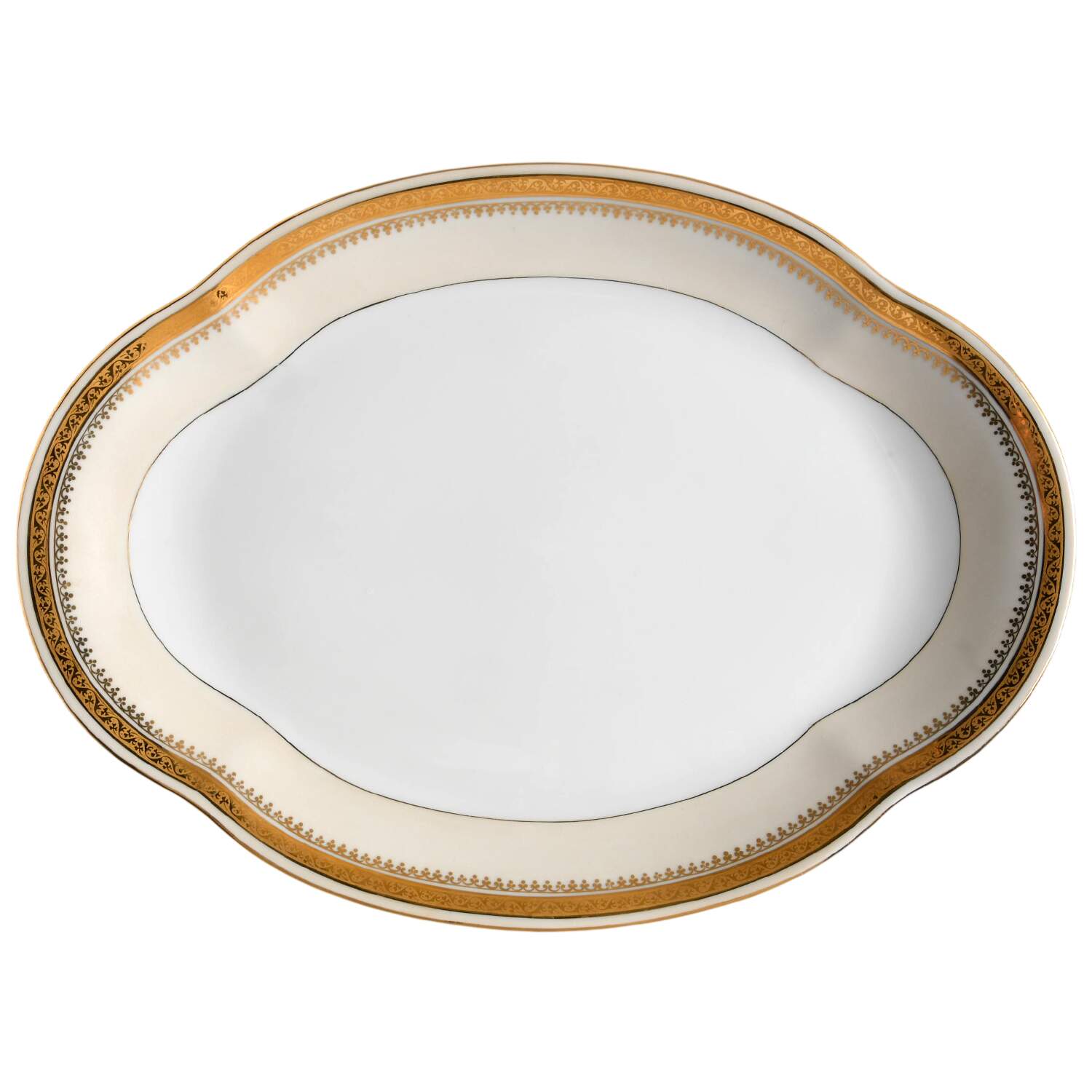 Faisanderie 14" Oval Serving Platter by Charles Field Haviland-1