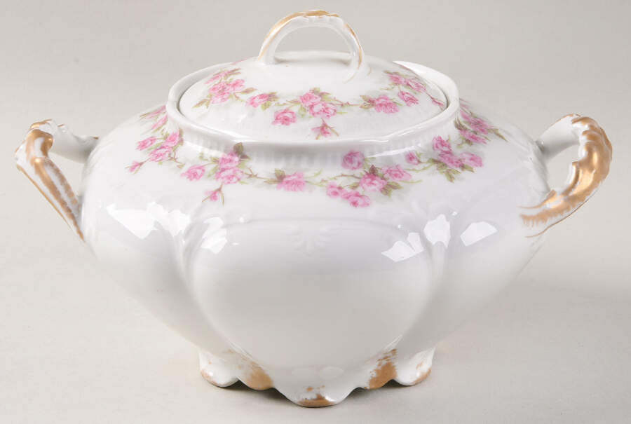 Fountainbleau Sugar Bowl & Lid by Charles Field Haviland-1