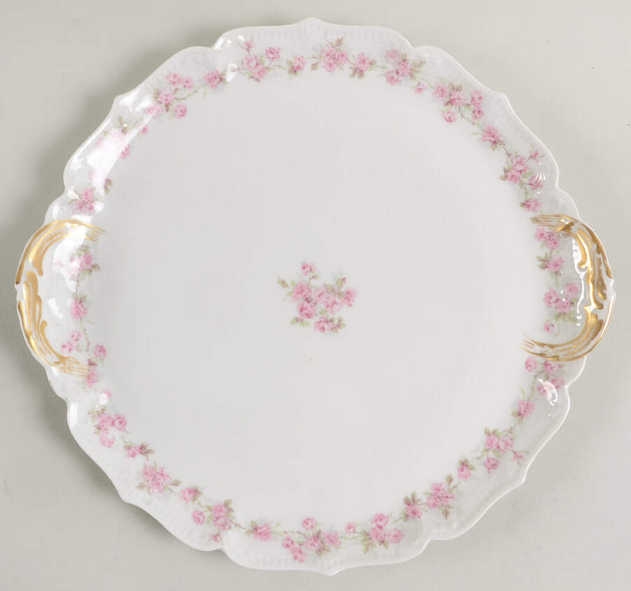 Fountainbleau Handled Cake Plate by Charles Field Haviland-1