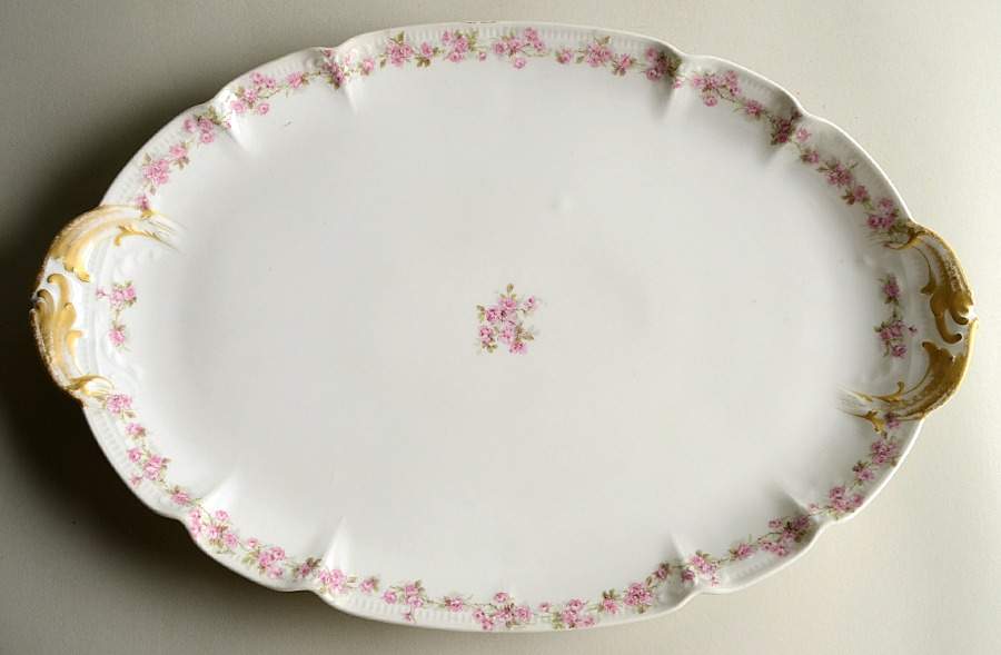 Fountainbleau 17" Oval Serving Platter by Charles Field Haviland-1