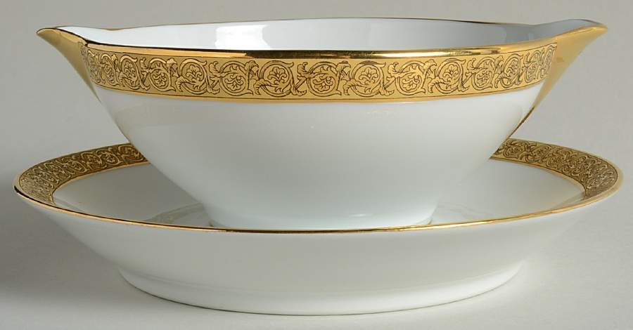 Havana Gravy Boat with Attached Underplate by Charles Field Haviland-1