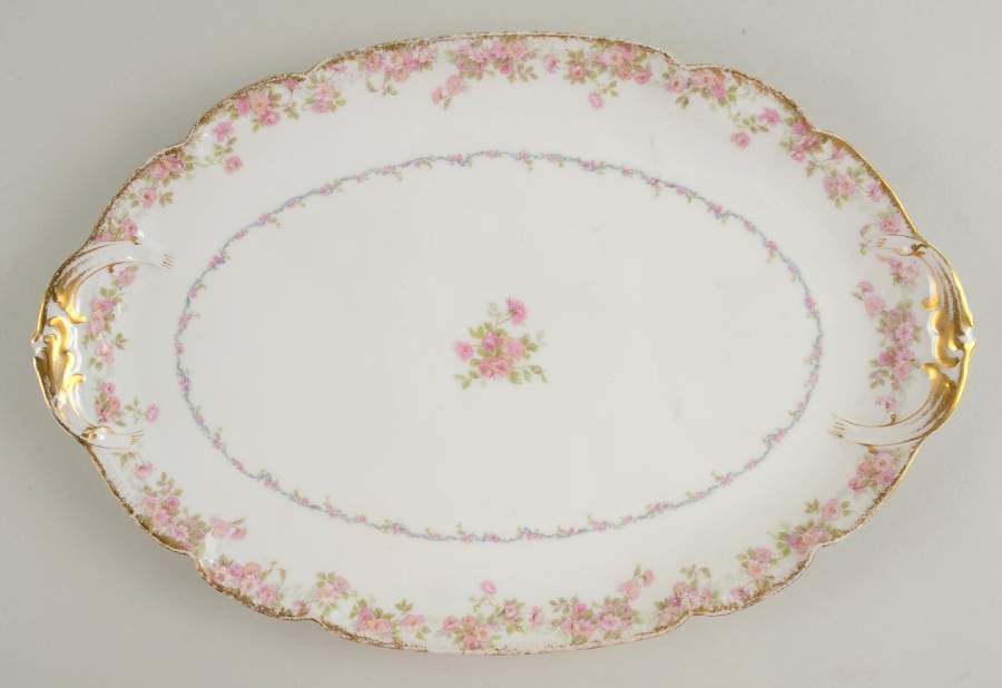 Head 115 14" Oval Serving Platter by Charles Field Haviland-1