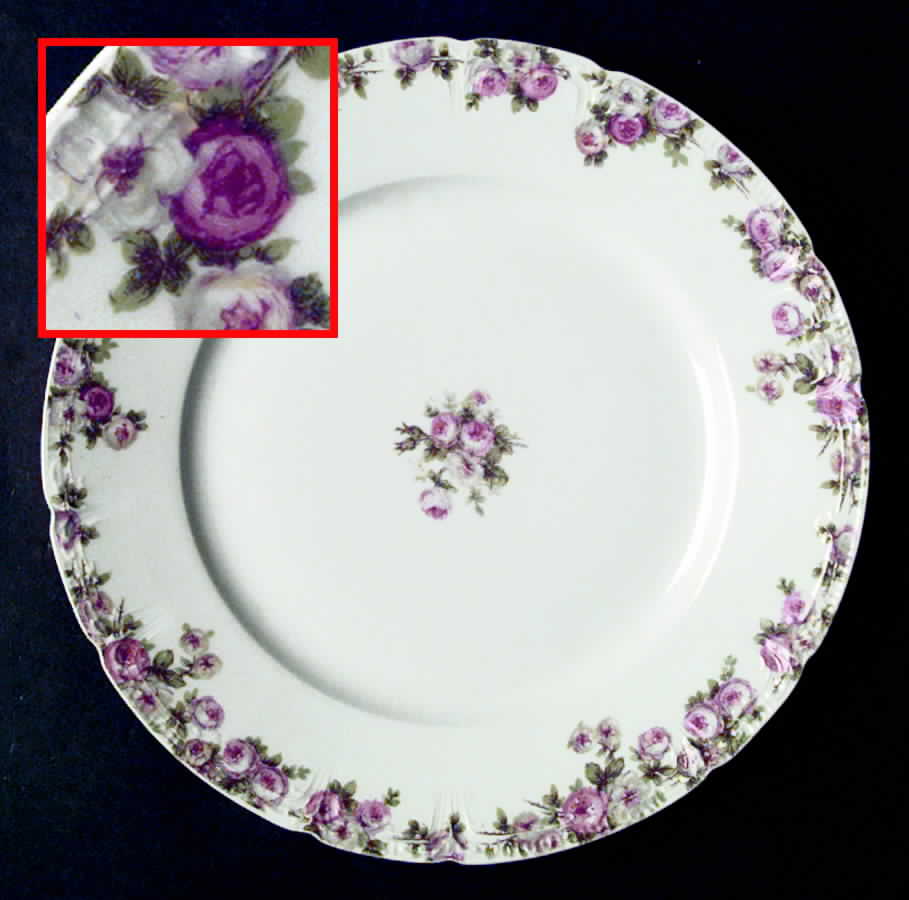 Head 117A Dinner Plate by Charles Field Haviland-1