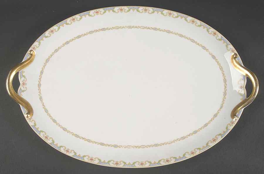 Head 123A 16" Oval Serving Platter by Charles Field Haviland-1