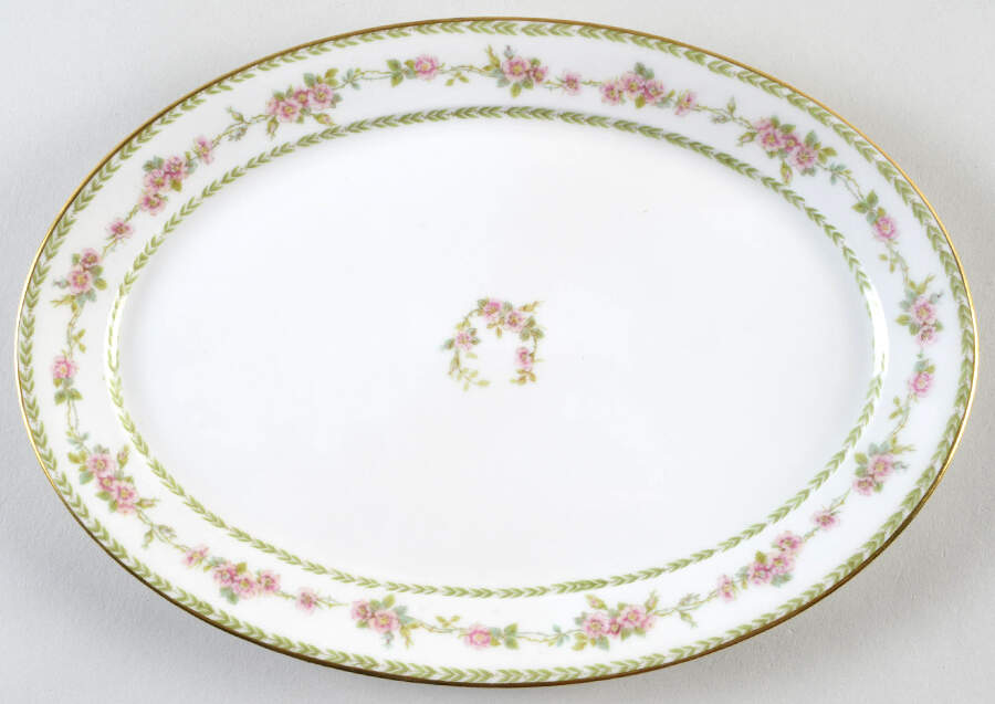 Head 148 10" Oval Serving Platter by Charles Field Haviland-1
