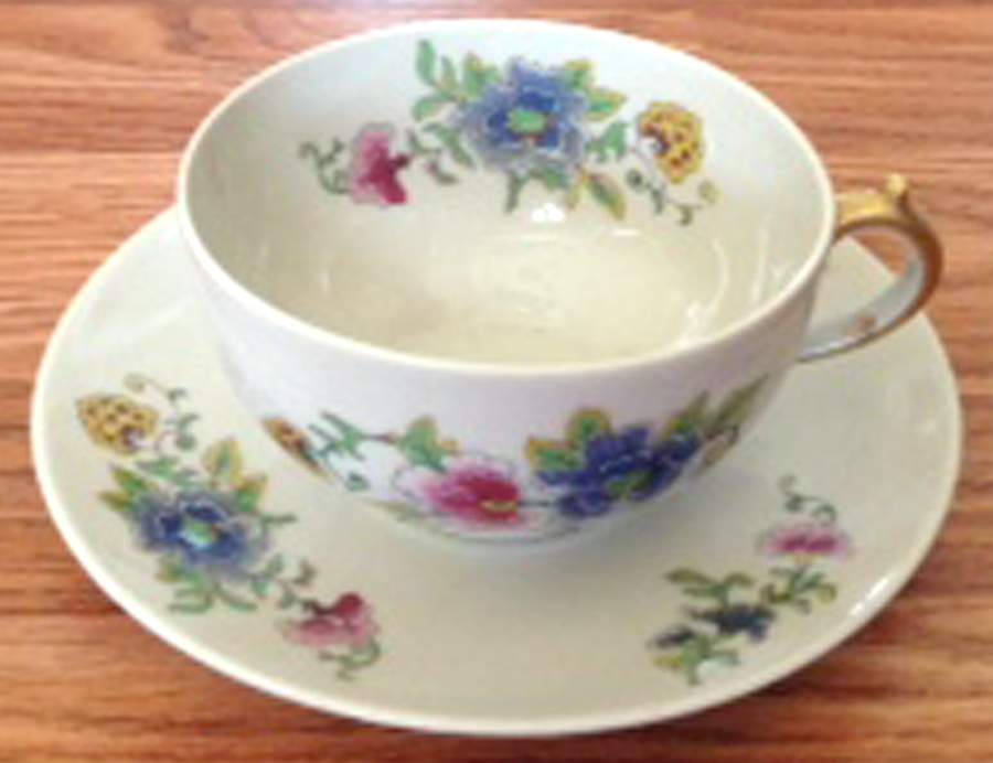 Head 175 Flat Cup & Saucer Set by Charles Field Haviland-1