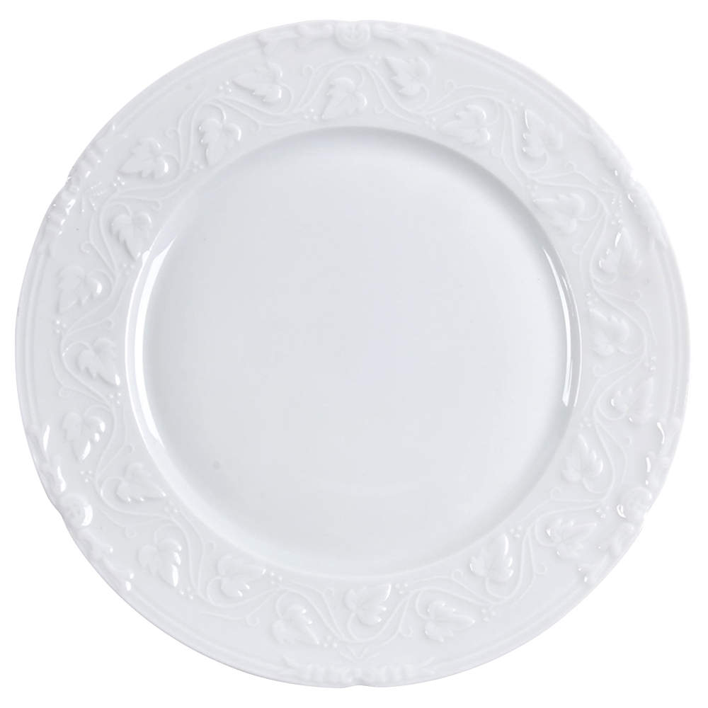 Imperatrice All White Salad Plate by Charles Field Haviland-1