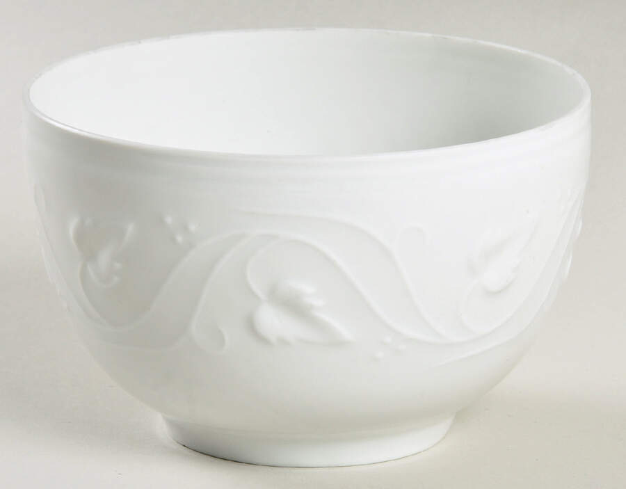 Imperatrice All White Lindbergh Bowl by Charles Field Haviland-1