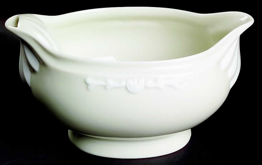 Imperatrice Ivory Gravy Boat by Charles Field Haviland-1