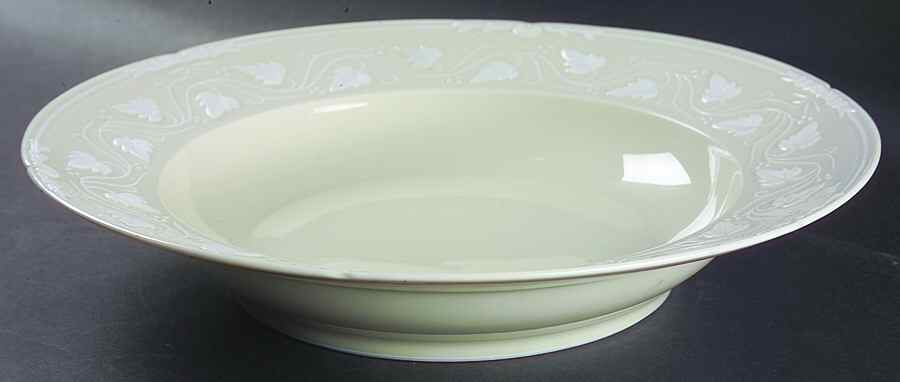 Imperatrice Ivory 13" Pasta Serving Bowl by Charles Field Haviland-1