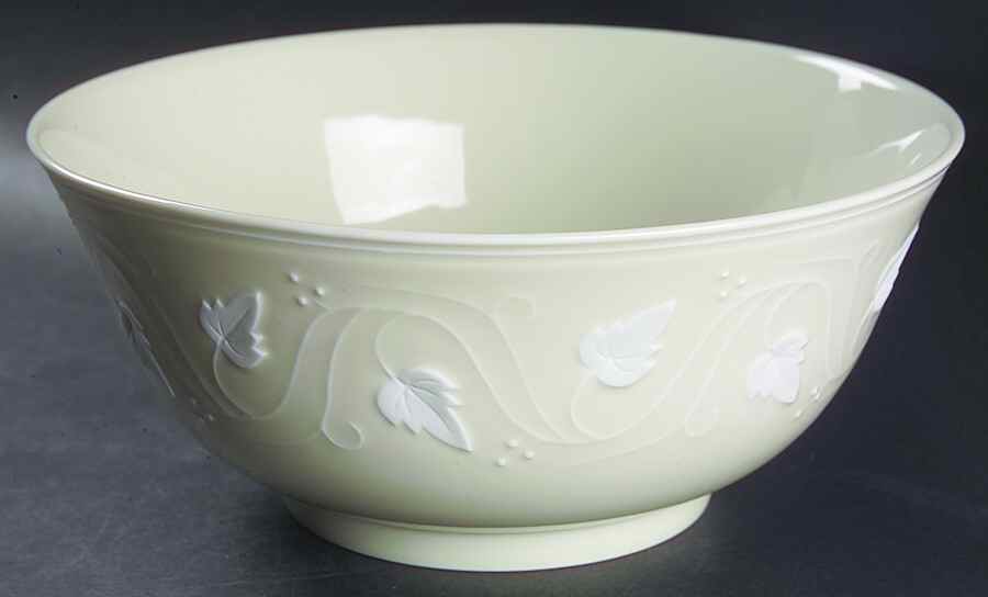 Imperatrice Ivory 9" Salad Serving Bowl by Charles Field Haviland-1