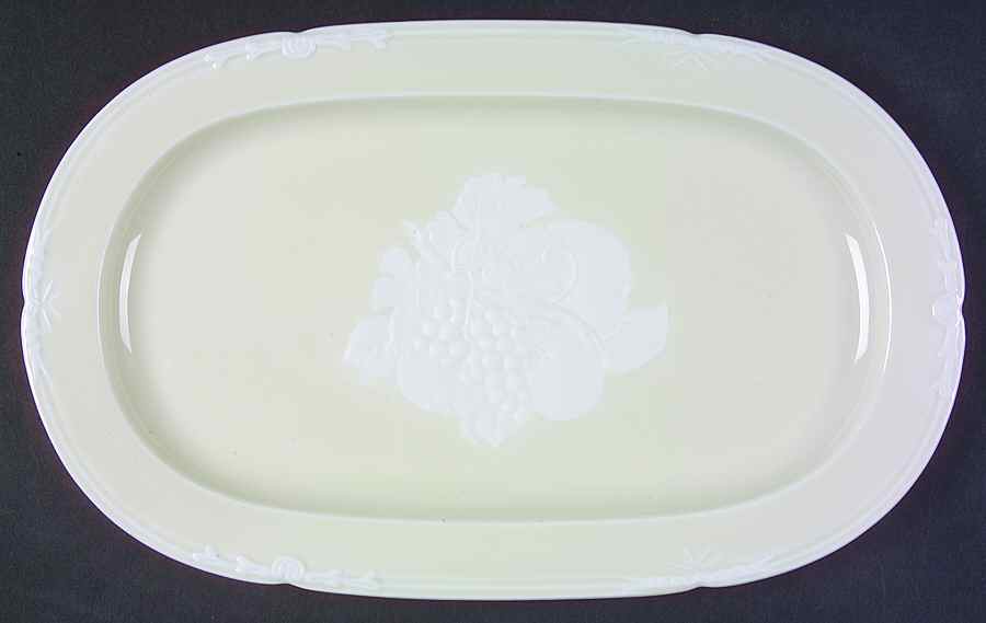 Imperatrice Ivory Large Sandwich Tray by Charles Field Haviland-1