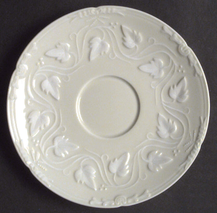 Ivoire Biscuit Saucer by Charles Field Haviland-1