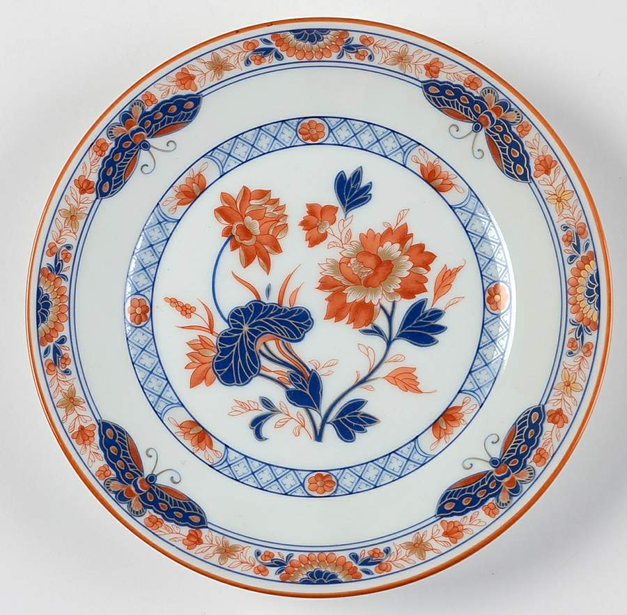 Les Papillons Bread & Butter Plate by Charles Field Haviland-1