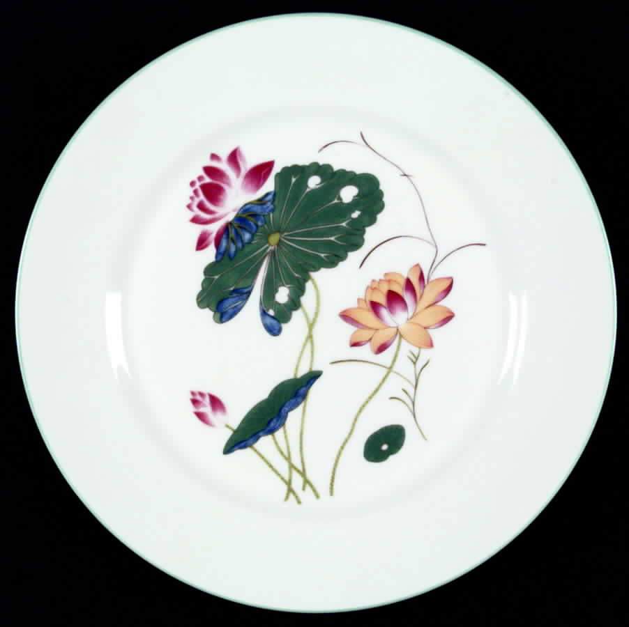 Lotus Dinner Plate by Charles Field Haviland-1