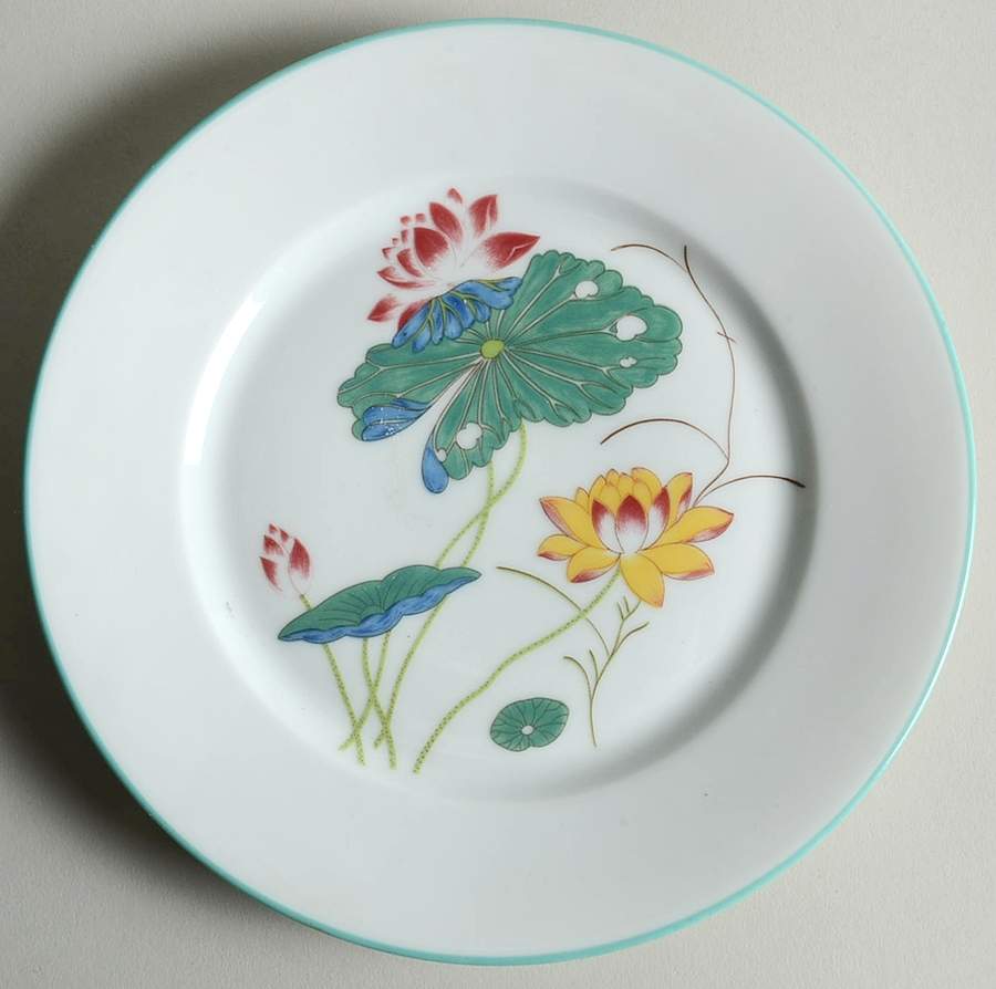 Lotus Salad Plate by Charles Field Haviland-1