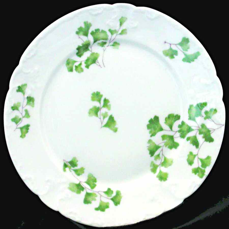 Maiden Hair Fern Bread & Butter Plate by Charles Field Haviland-1