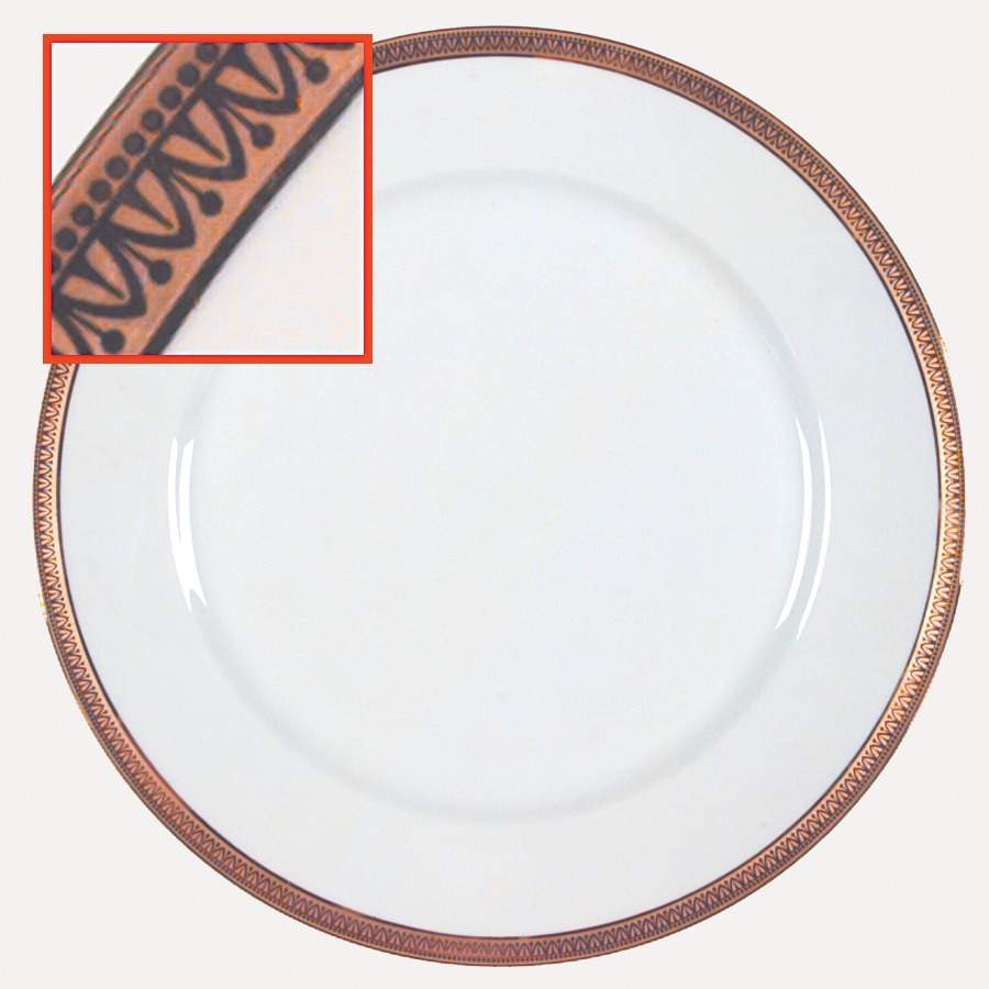 Malmaison Gold Dinner Plate by Charles Field Haviland-1